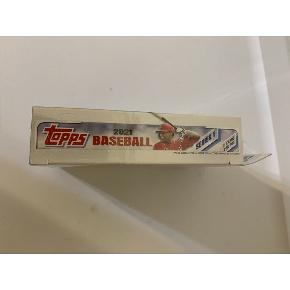 New 2021 Topps Series 1 Hanger Box - New Sealed MLB 70th‎ Anniversary RC - Picture 4 of 5